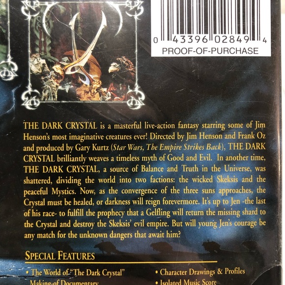 The Dark Crystal DVD Jim Henson New 2005 - Picture 9 of 9